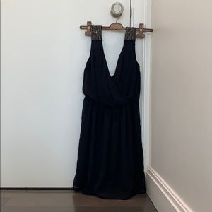 Navy blue beautiful cocktail/going out dress.